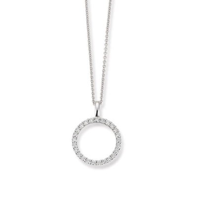 Brillantkranz mit Kette in Weißgold vom Juwelier in Köln
