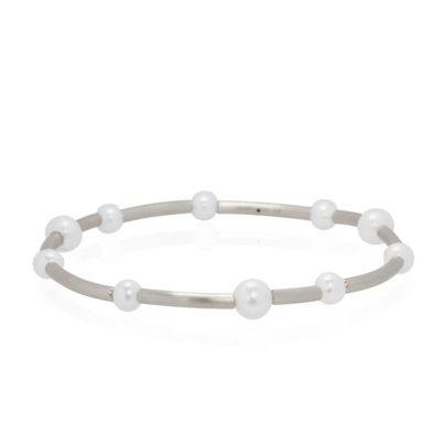 schmuckwerk- Armreif Stäbchen mit Perlen von schmuckwerk beim Juwelier in Köln