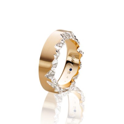 Ring Cliff von schmuckwerk in Gelbgold bei Juwelier Mommen in Köln
