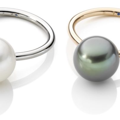 Ring Kugel mit Perlen von schmuckwerk beim Juwelier in Köln