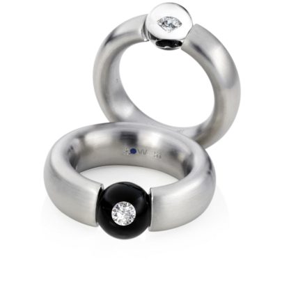 schmuckwerk glasklar - Ring Glasklar in Edelstahl beim Juwelier in Köln