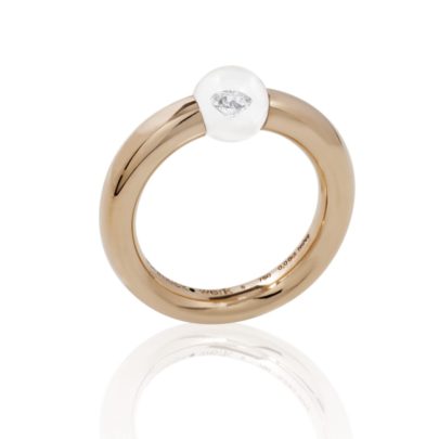 schmuckwerk glasklar - Ring Glasklar in Roségold beim Juwelier in Köln
