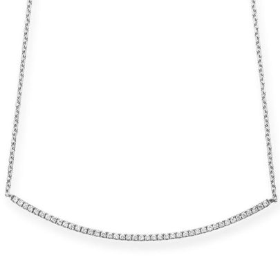 zartes Brillantcollier in Weißgold vom Juwelier in Köln