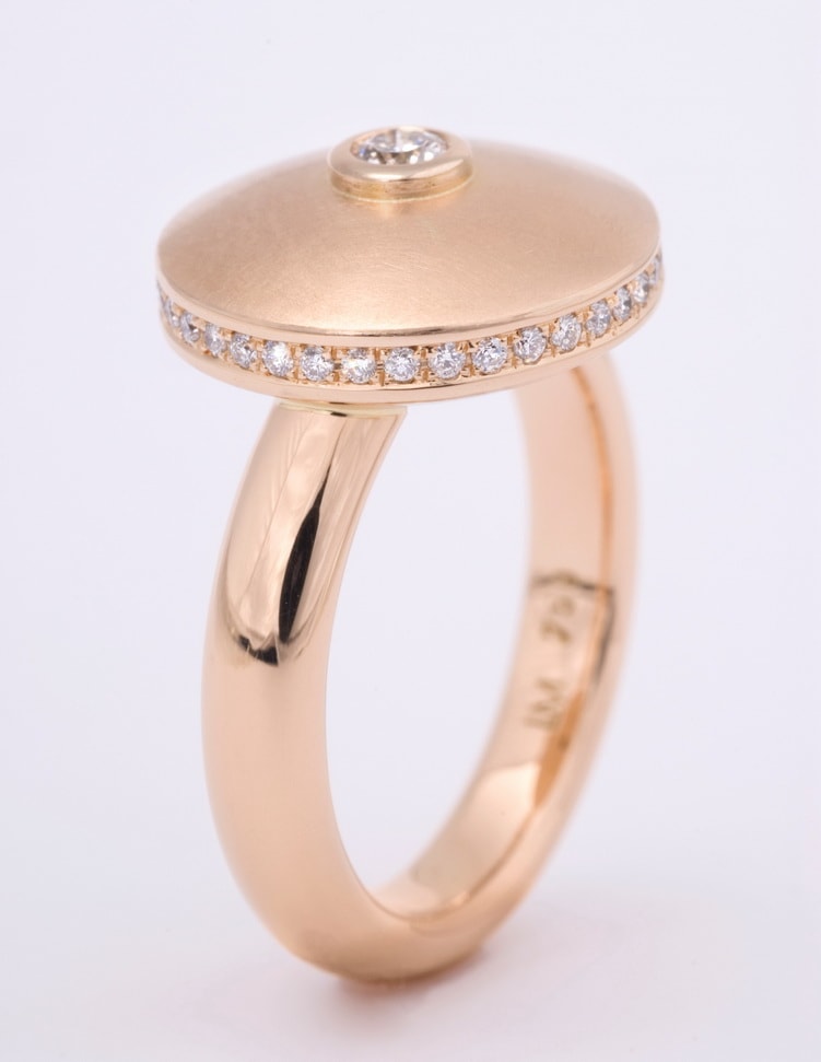 Rondo - Brillant-Ring in Roségold vom Juwelier in Köln